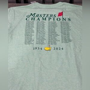 Masters 2024 Champions TShirt Size L